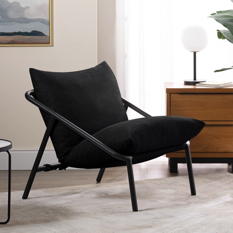 SILLA POLTRONA ZINUS NEGRO SITIAL ADA - 2