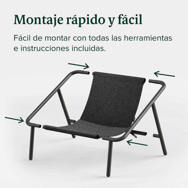 SILLA POLTRONA ZINUS NEGRO SITIAL ADA - 7