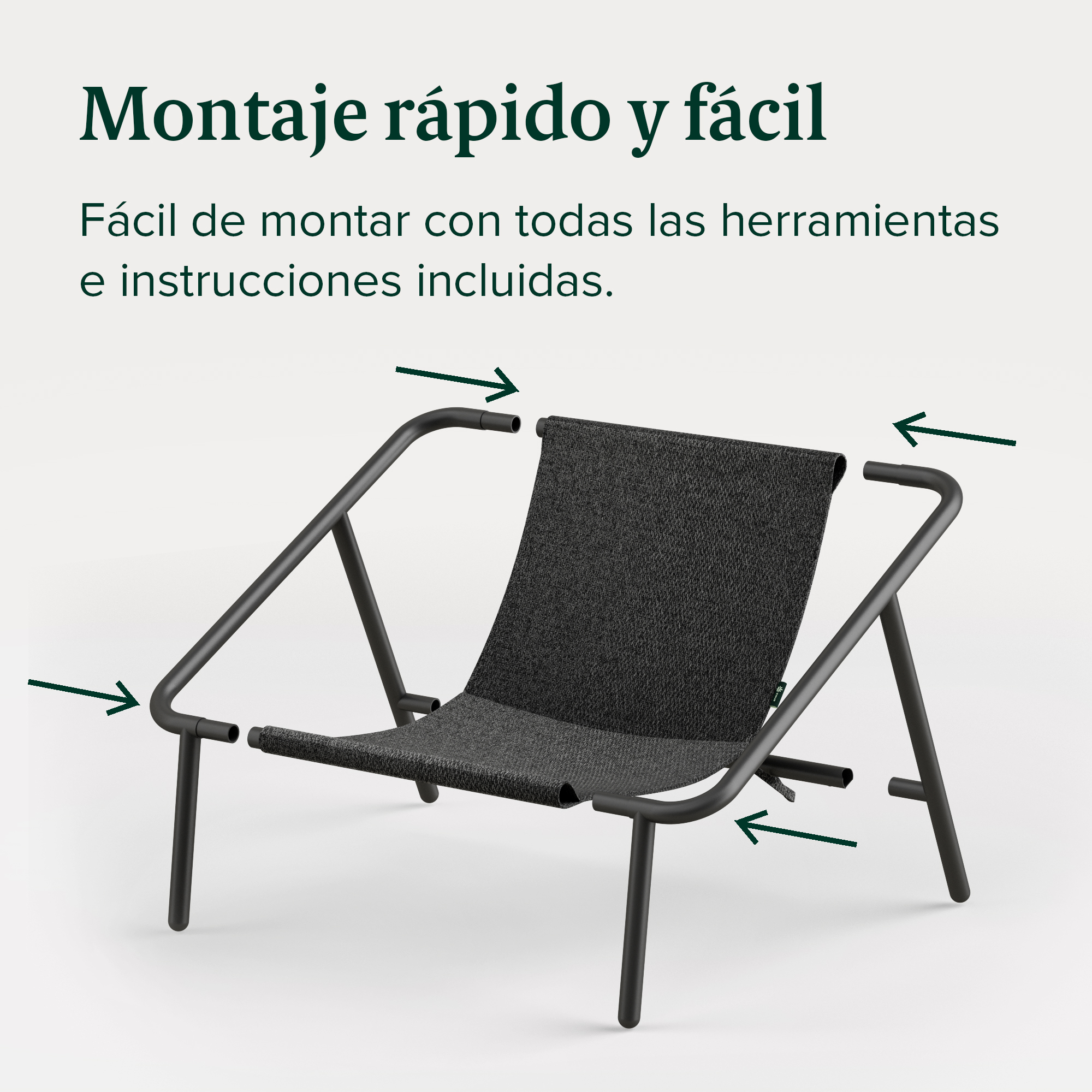 SILLA POLTRONA ZINUS NEGRO SITIAL ADA - 7