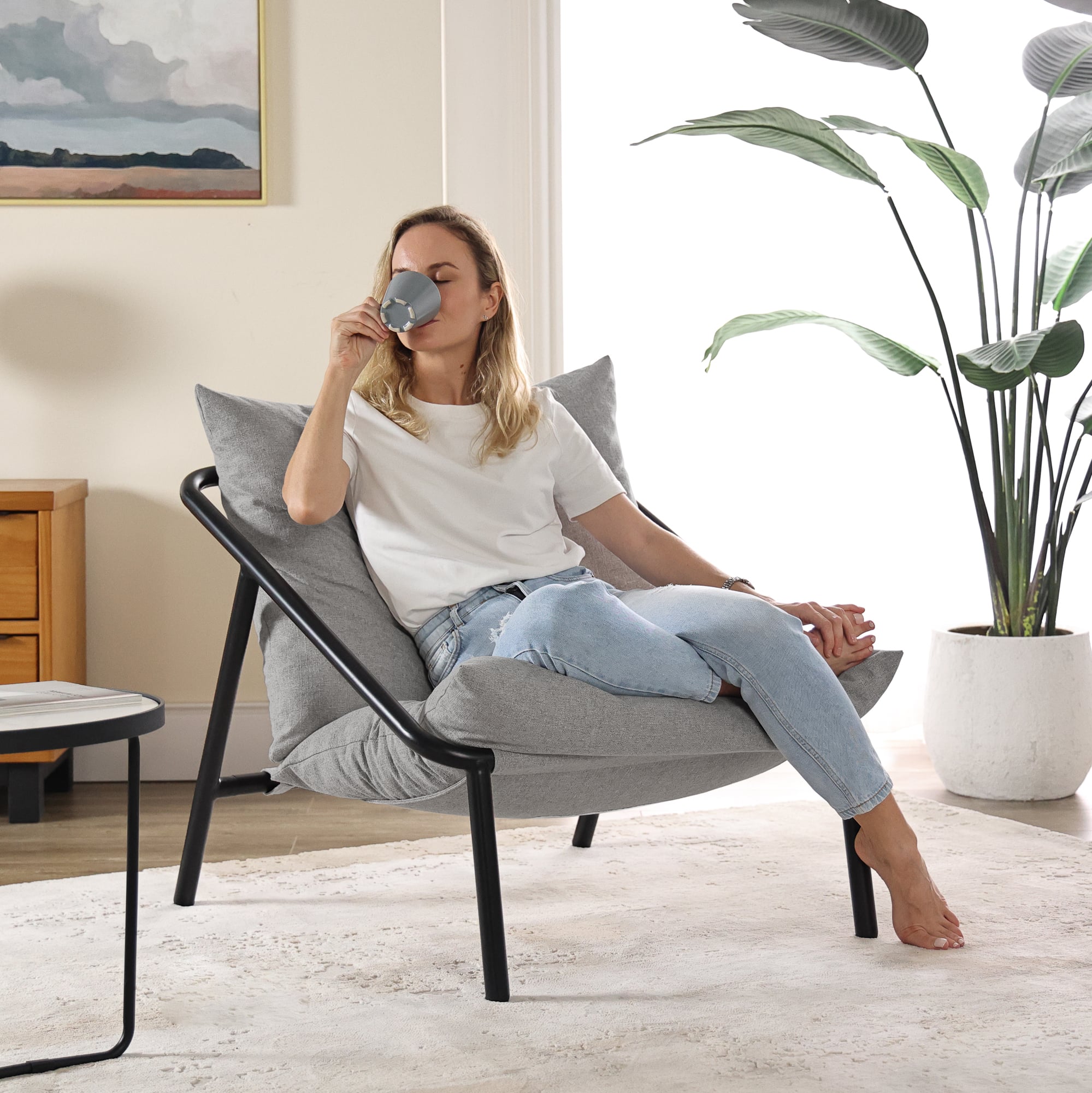 SILLA POLTRONA ZINUS GRIS SITIAL ADA - 3