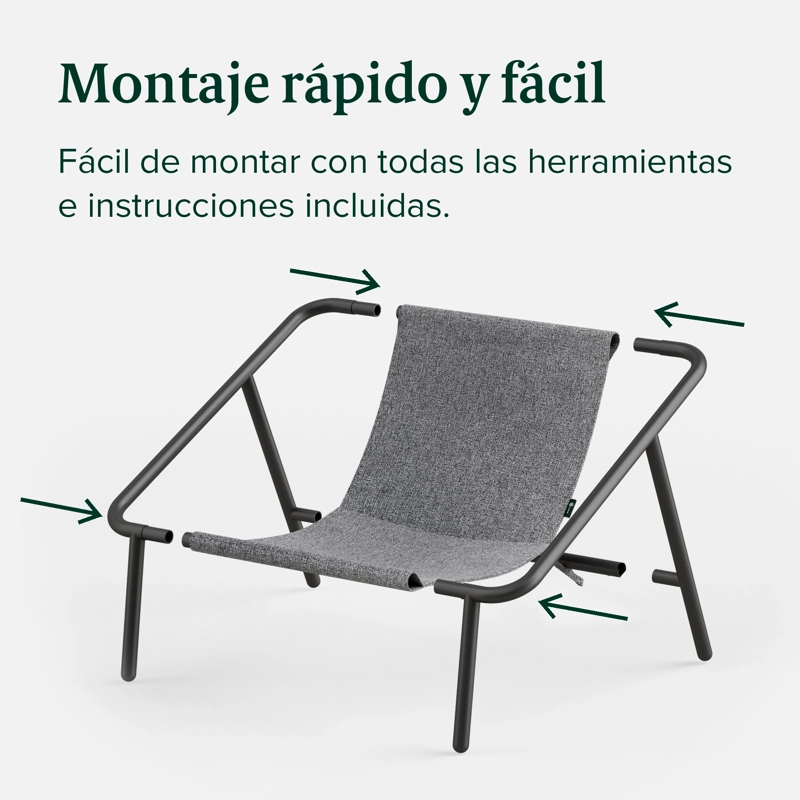 SILLA POLTRONA ZINUS GRIS SITIAL ADA - 7