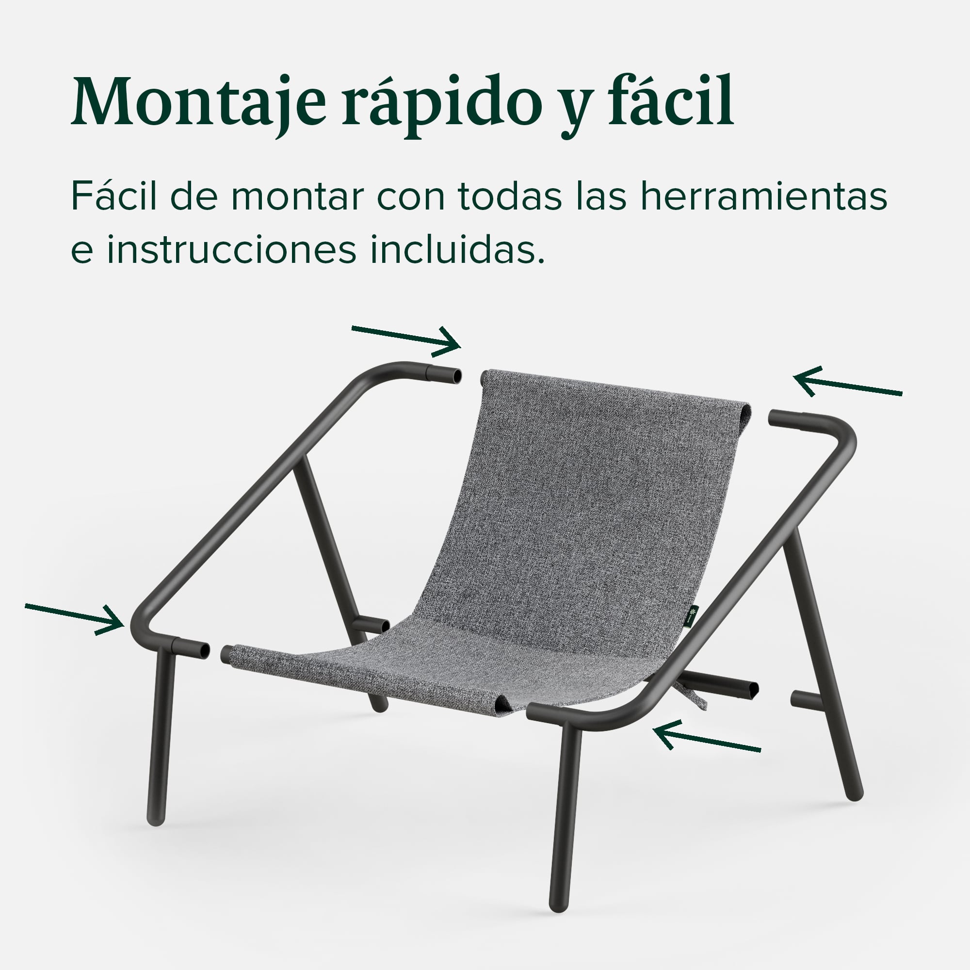SILLA POLTRONA ZINUS GRIS SITIAL ADA - 7