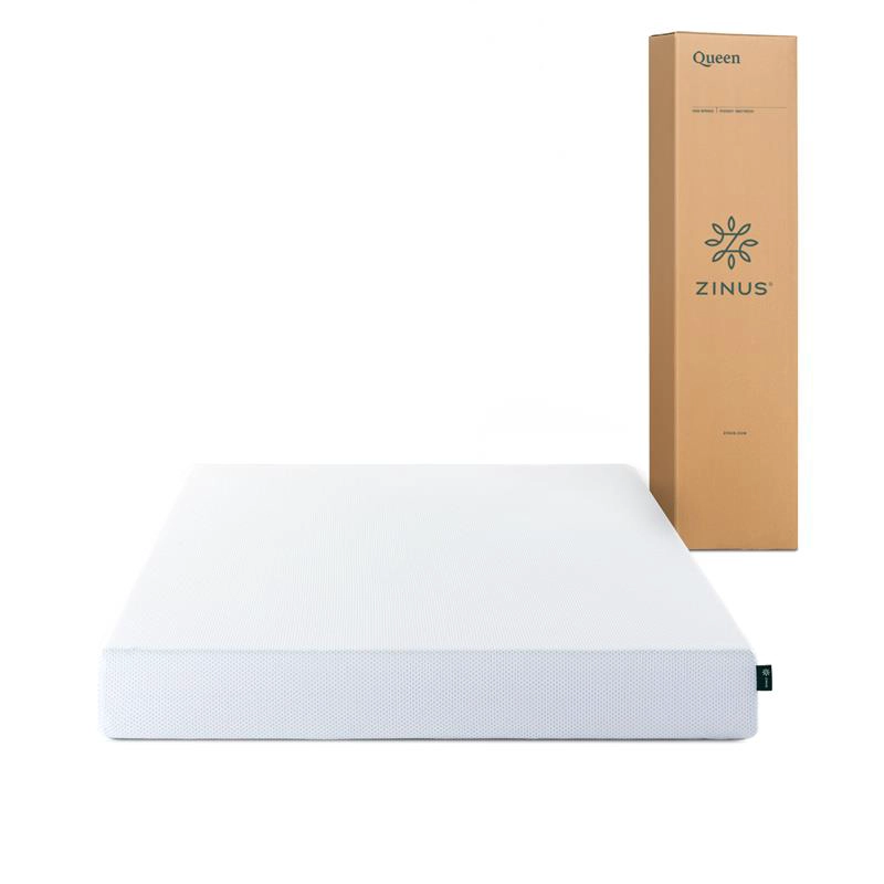 COLCHÓN ZINUS 2 PLAZAS ESPUMA COOLING GEL 150 X 190 X 15 CM - 1