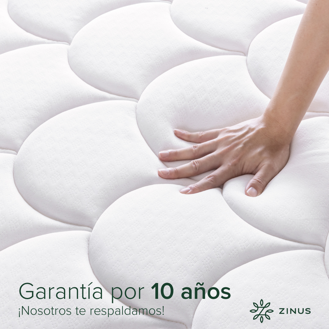 COLCHON ZINUS 2 PLAZAS 150X190X30CM ESPUMA Y RESORTES POCKET - 9