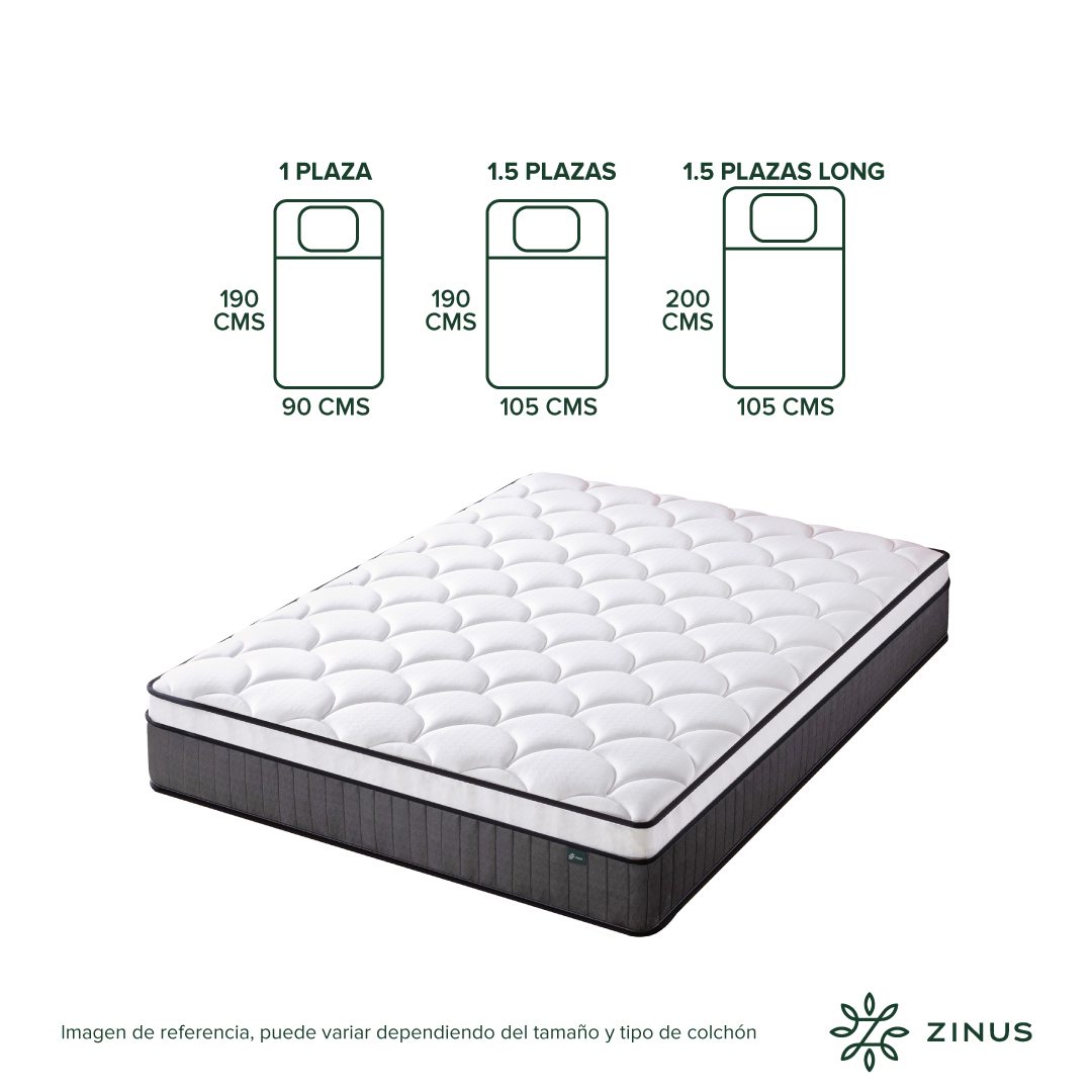 COLCHÓN ZINUS KING EURO TOP CLOUD 180 X 200 X 25 CM - 3