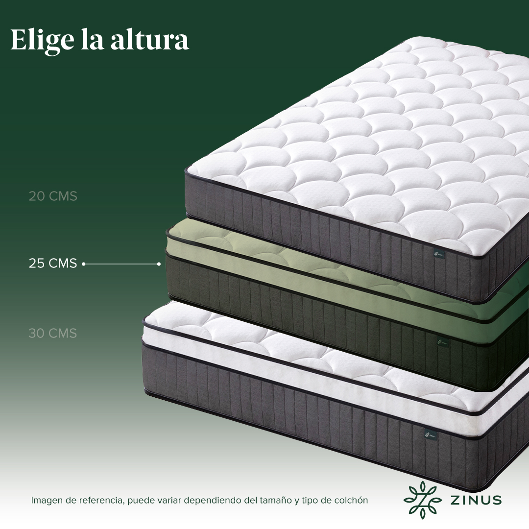 COLCHÓN ZINUS KING EURO TOP CLOUD 180 X 200 X 25 CM - 7