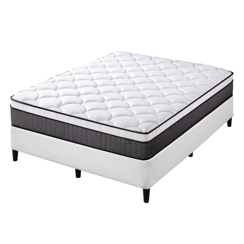 CAMA ZINUS KEENAN RESORTES POCKET 1.5 PLAZAS LONG 25CMS - 1