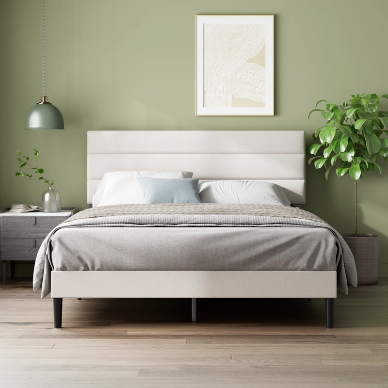 BASE CAMA ZINUS PREMIUM 1.5 PLAZAS LONG 105X200X30CM PIPER CON RESPALDO - 5