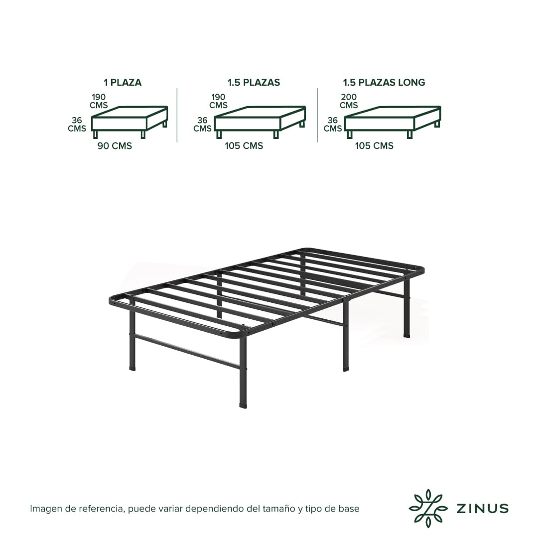 BASE CAMA ZINUS KING 180X200X30CM RUMI - 3