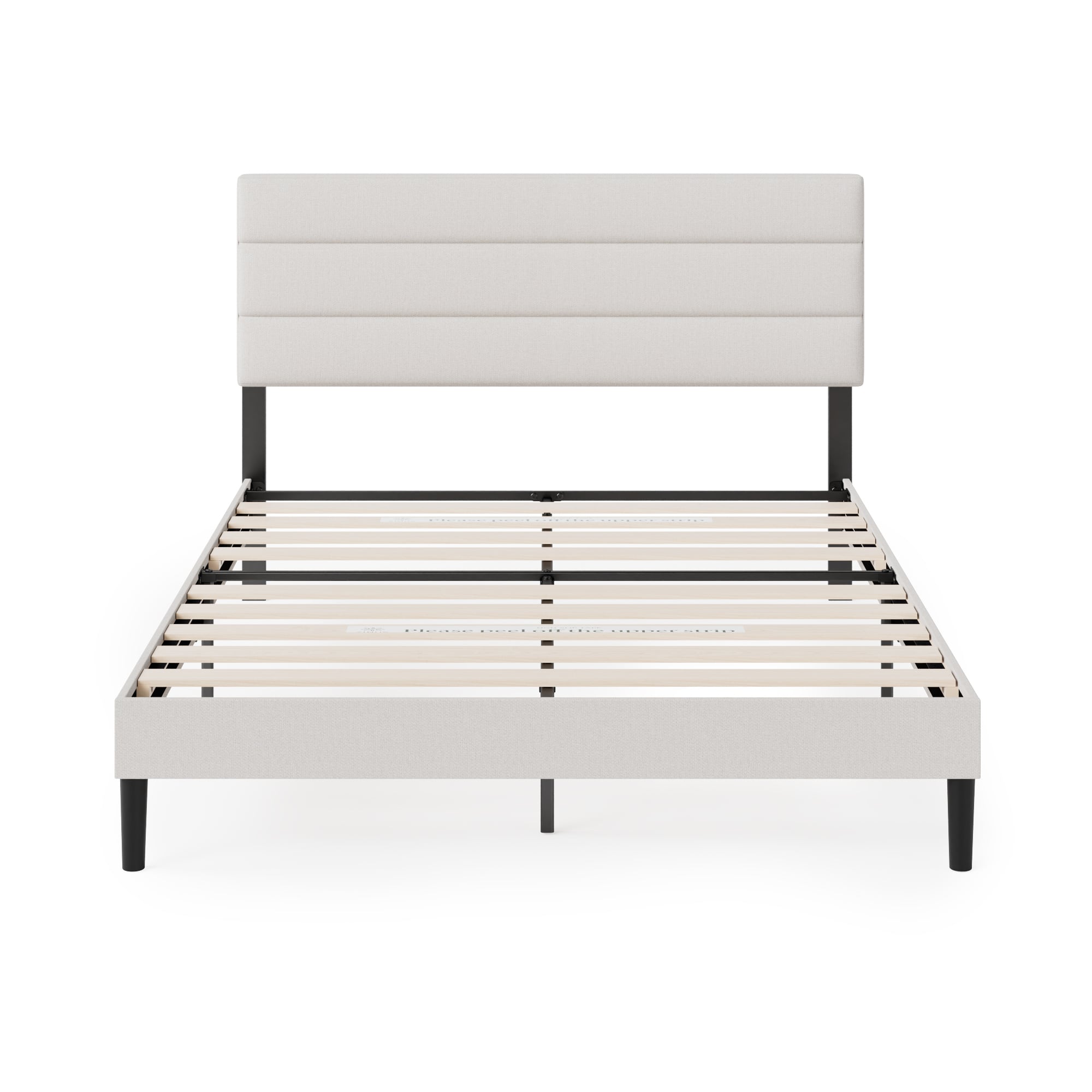 BASE CAMA ZINUS PREMIUM 2 PLAZAS 150X190X30CM PIPER CON RESPALDO - 1