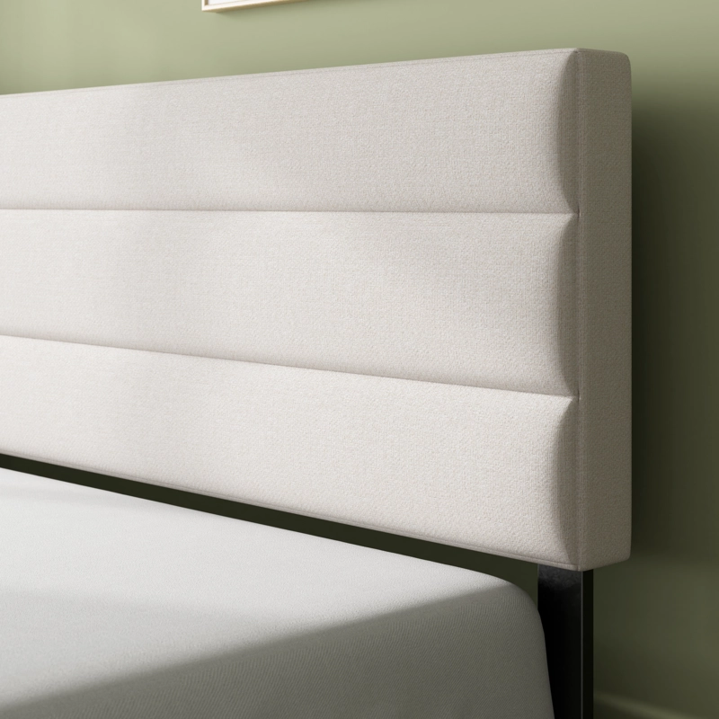 BASE CAMA ZINUS PREMIUM 2 PLAZAS 150X190X30CM PIPER CON RESPALDO - 5
