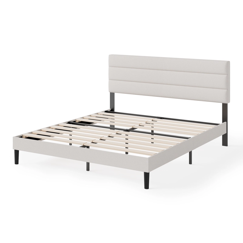 BASE CAMA ZINUS PREMIUM KING 180X200X30CM PIPER CON RESPALDO - 3