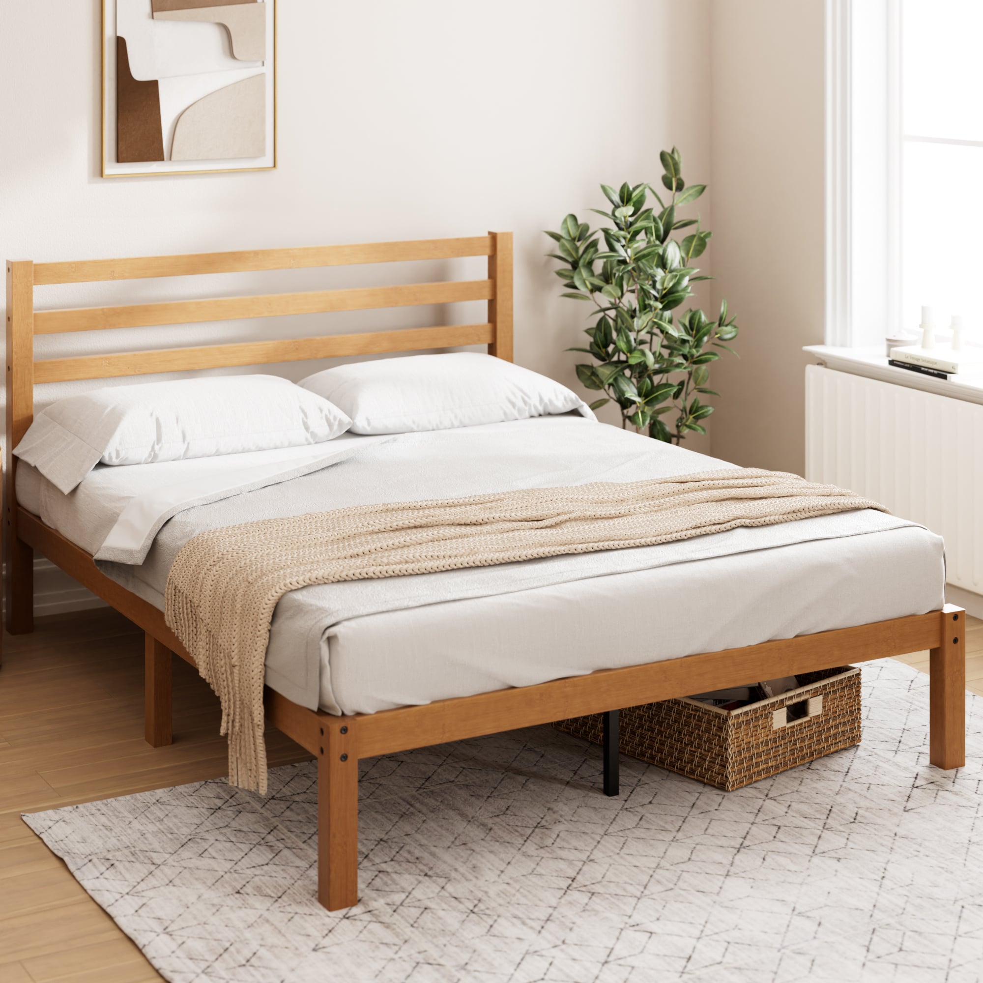 BASE DE CAMA  ZINUS  1.5 PLAZAS LONG 105X200X30CM LEAH - 2