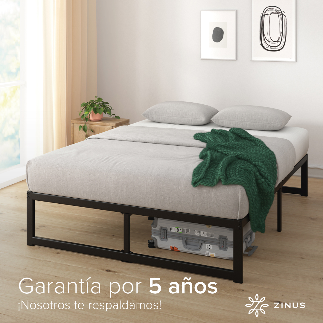 CAMA ABEL ZINUS COLCHON ESPUMA 1.5 PLAZAS LONG 25CMS - 9