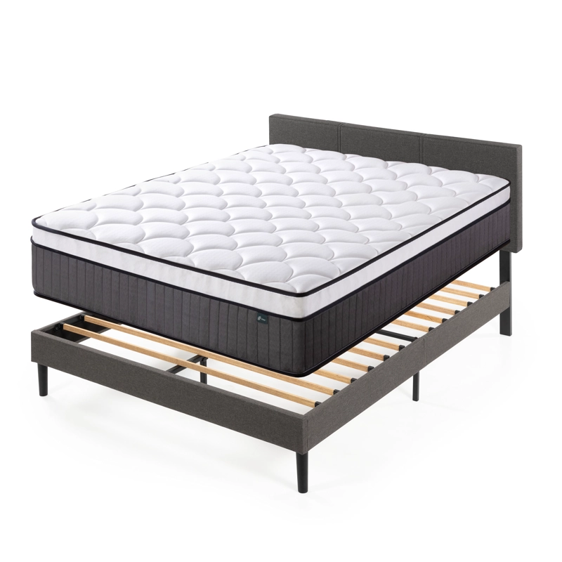 CAMA CAMBRIL CON RESPALDO ZINUS RESORTES POCKET 2PLONG 30CMS - 2