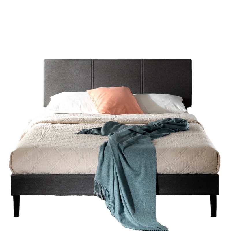 CAMA CAMBRIL C/RESPALDO ZINUS COLCHON ESPUMA SUPERKING 30CMS - 1