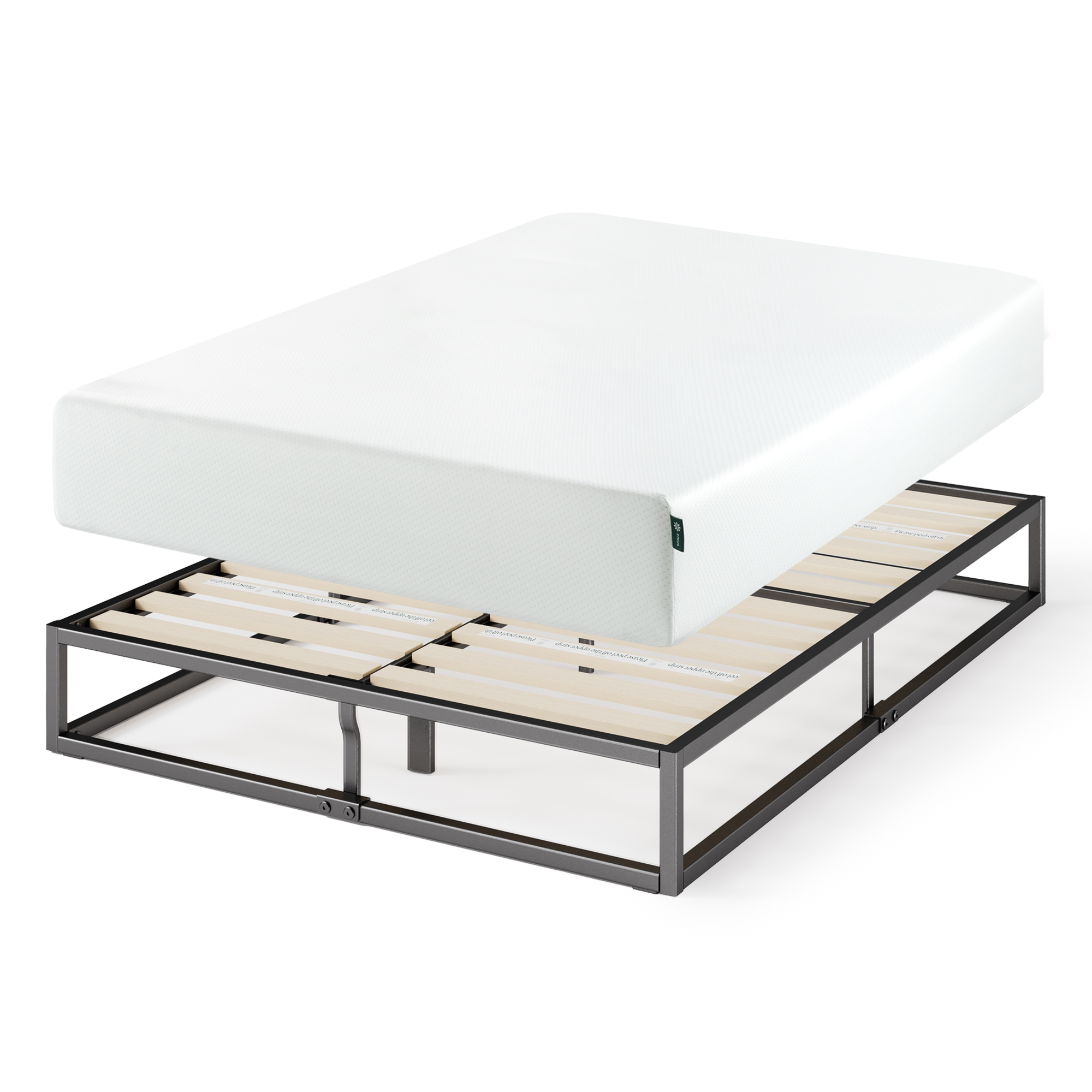 CAMA JOSEPH ZINUS COLCHON ESPUMA 2 PLAZAS LONG 25CMS - 2