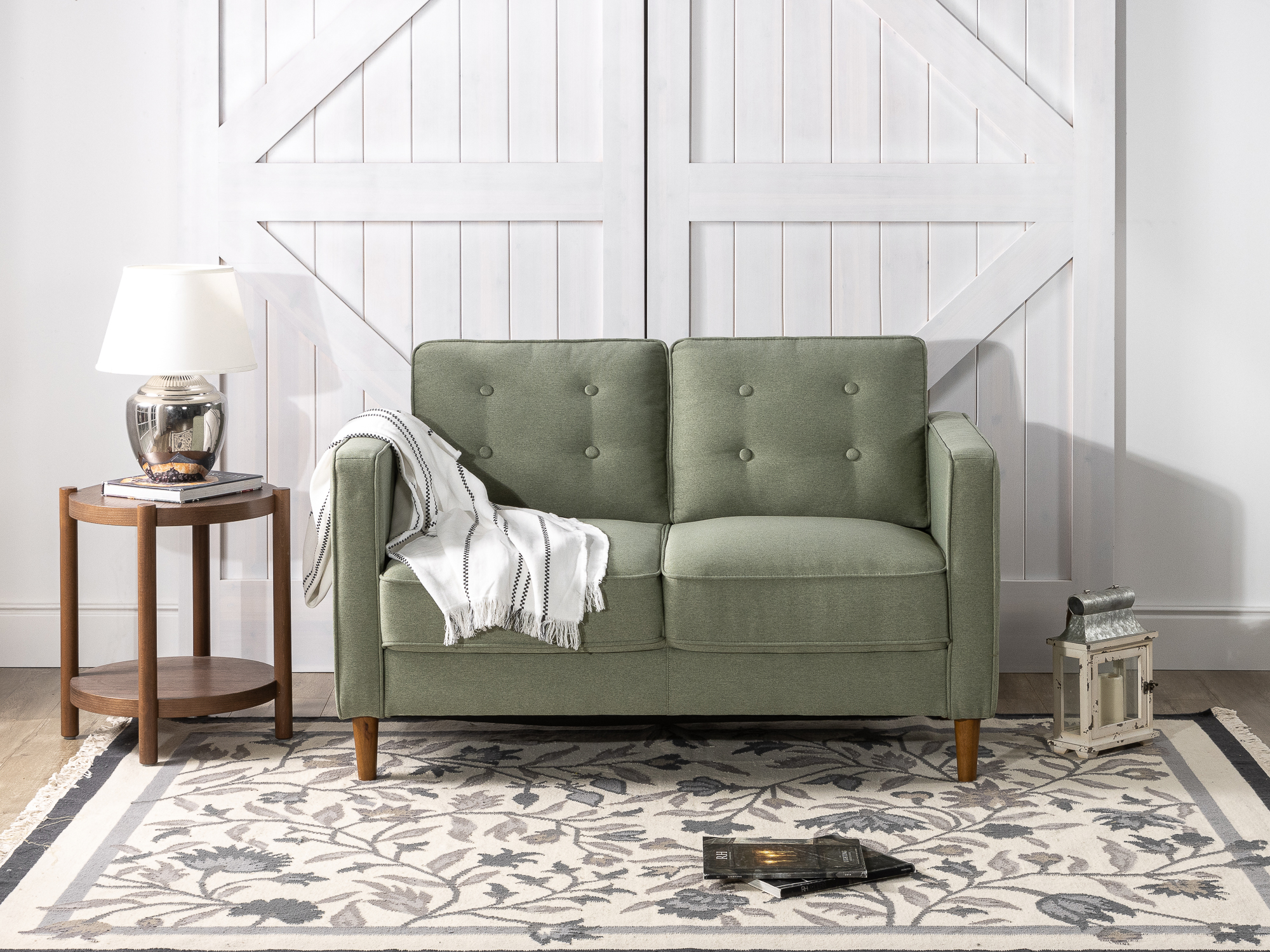 SOFA ZINUS BENTON 2 CUERPOS PISTACHO - 4