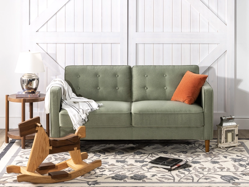 SOFA ZINUS BENTON 3 CUERPOS PISTACHO - 6