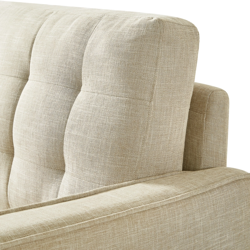 SOFA ZINUS BENTON 2 CUERPOS BEIGE - 5