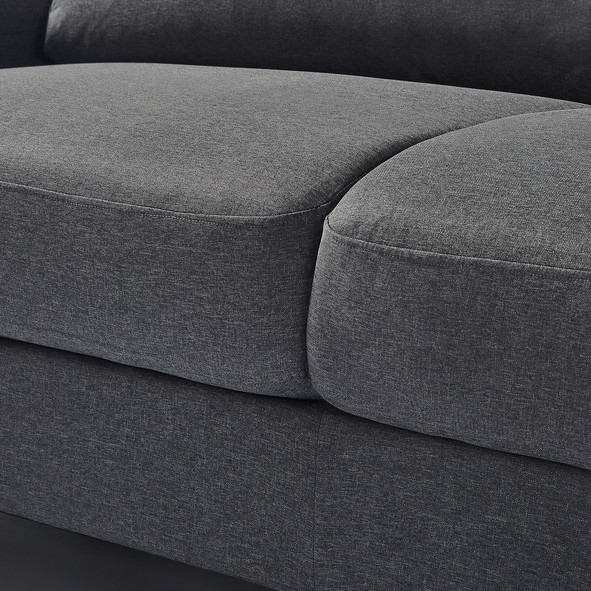 SOFA ZINUS JOSH 2 CUERPOS GRIS OSCURO - 5