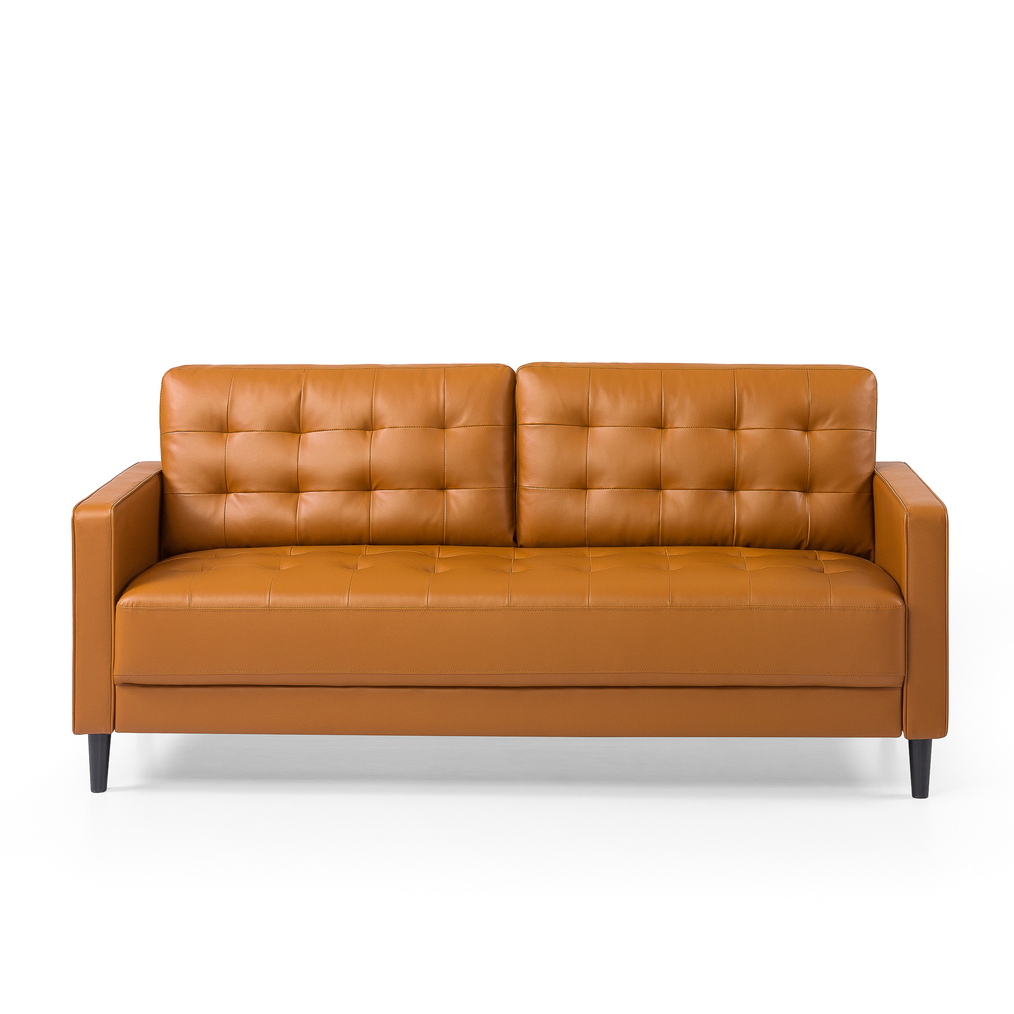 SOFA ZINUS BENTON 3 CUERPOS COGNAC - 1
