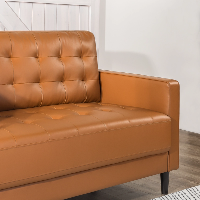 SOFA ZINUS BENTON 3 CUERPOS COGNAC - 4