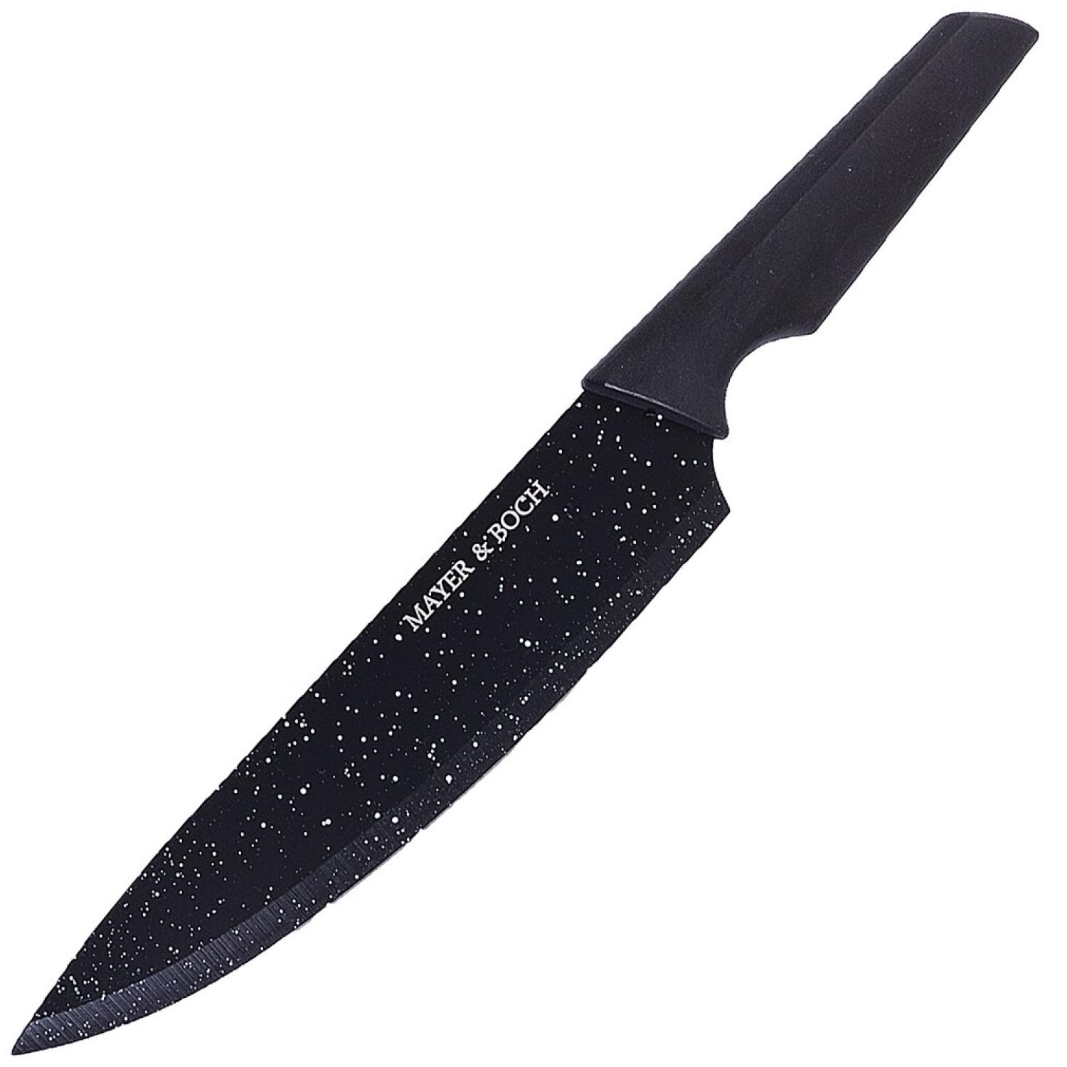 SET DE CUCHILLOS PROFESIONALES CON PELADOR NEGRO - 2