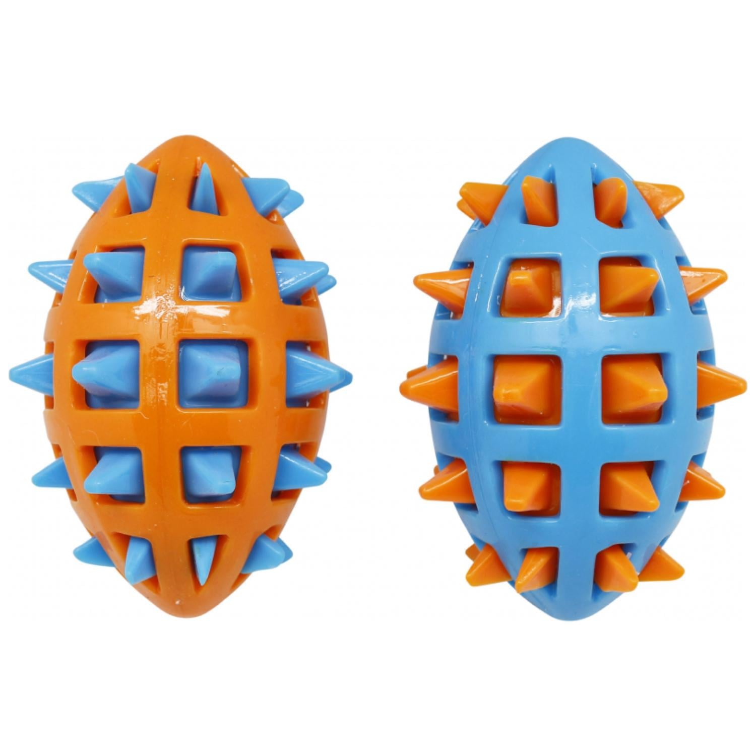 JUGUETE PERROS TOTALUPGRATE MORDER BOLA SPIKY CON SONIDO MASCOTAS - 2