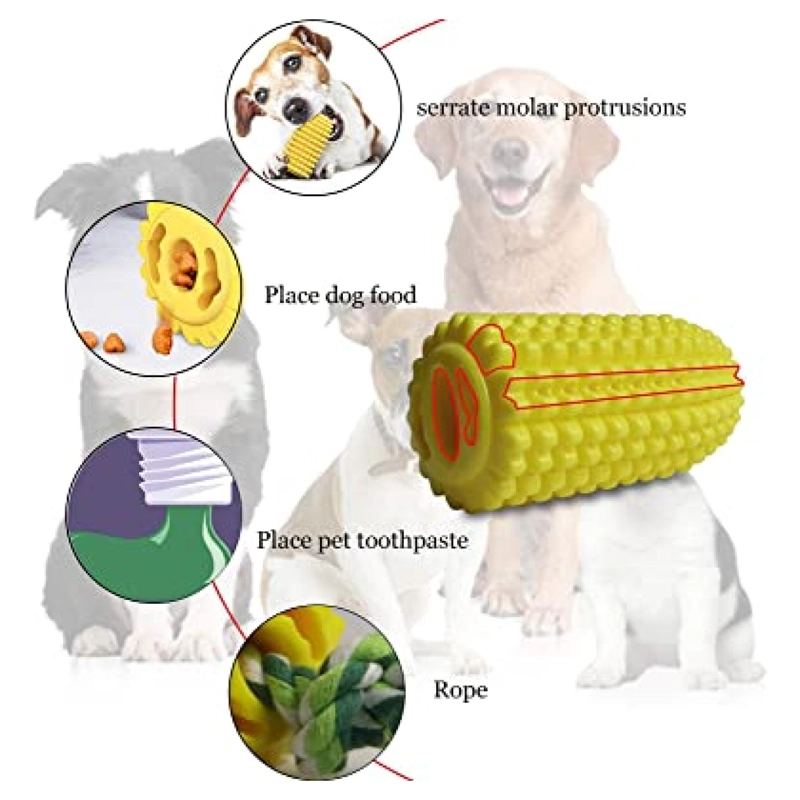 JUGUETE PERROS TOTALUPGRATE TUBO DE LIMPIEZA DE DIENTES MASCOTAS - 2