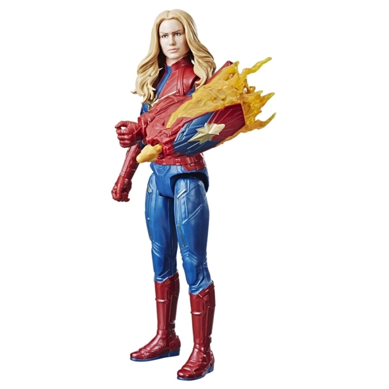 JUGUETE FIGURA DE ACCION CAPITANA MARVEL 30CM ACCESORIOS HASBRO - 1