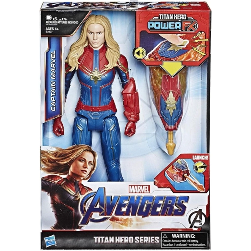 JUGUETE FIGURA DE ACCION CAPITANA MARVEL 30CM ACCESORIOS HASBRO - 4
