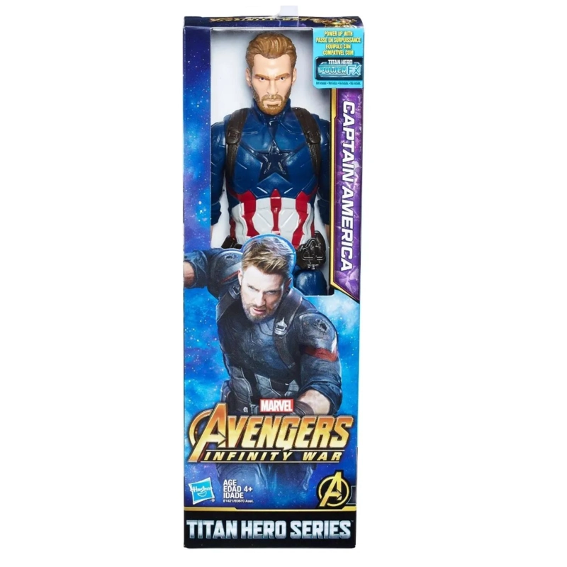 JUGUETE FIGURA DE ACCION CAPITAN AMERICA IF 30CM MARVEL HASBRO - 4