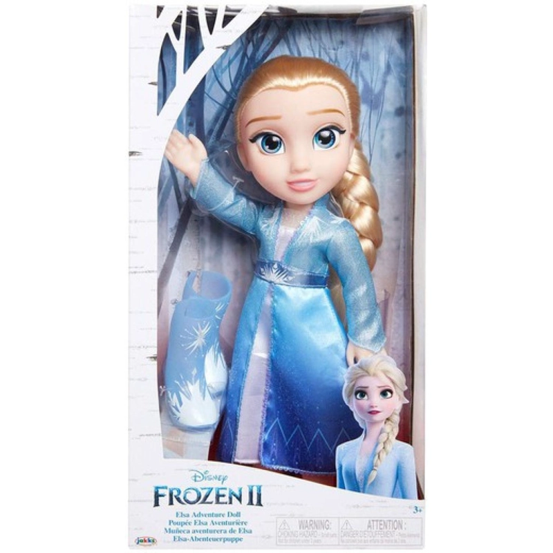 JUGUETE FIGURA DE ACCION ELSA 35CM VESTIDO Y BOTAS FROZEN II HASBRO - 3