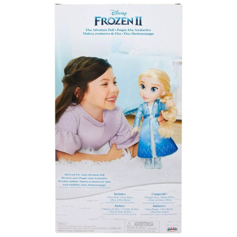 JUGUETE FIGURA DE ACCION ELSA 35CM VESTIDO Y BOTAS FROZEN II HASBRO - 4