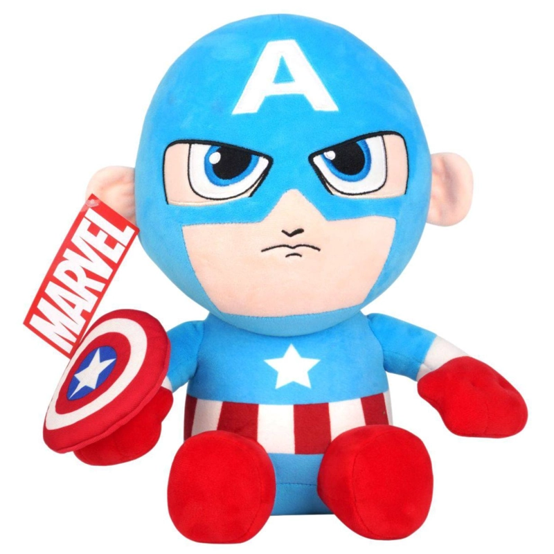 JUGUETE FIGURA DE ACCION PELUCHE CAPITAN AMERICA 30CM - 1