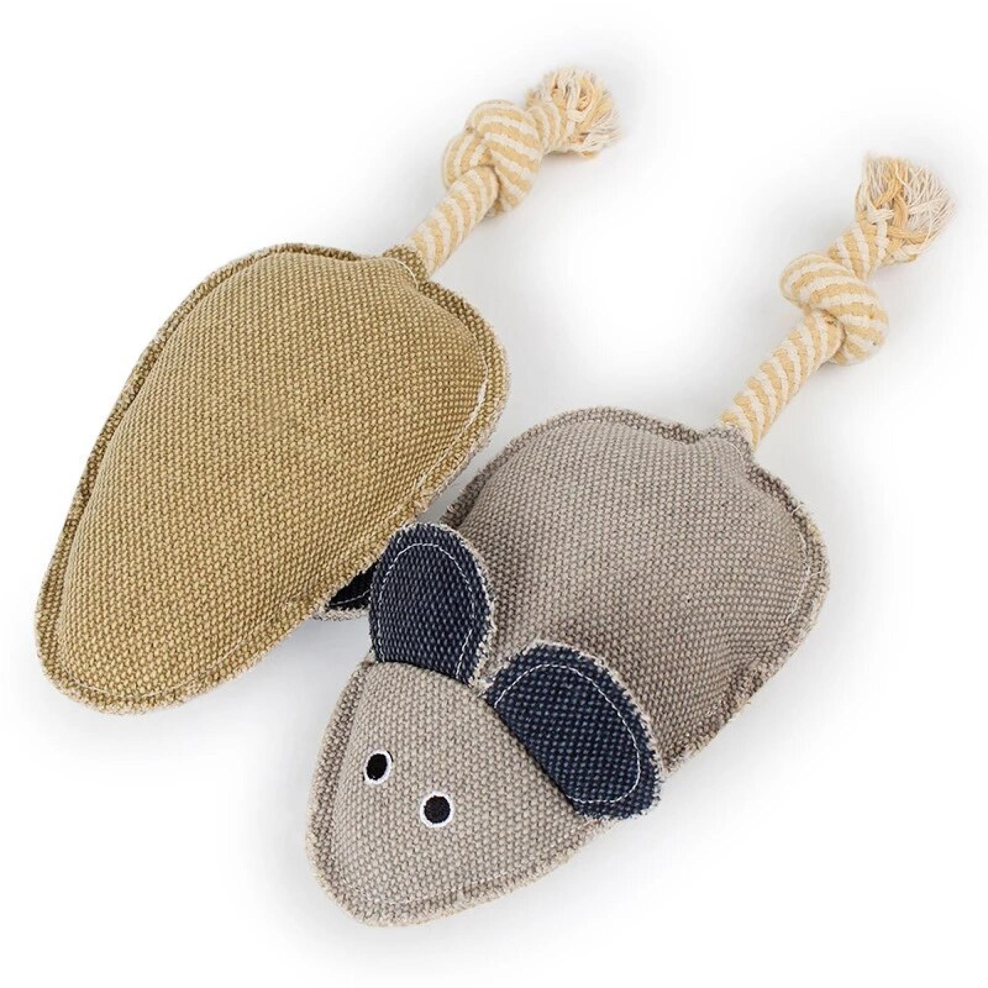 PELUCHE PERROS TOTAL CLICK JUGUETE CON SONIDO RATON GRANDE MASCOTAS - 2