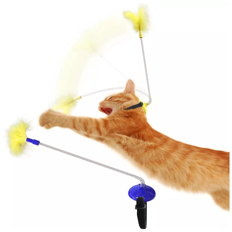 JUGUETE GATOS TOTAL CLICK TELESCOPICO INTERACTIVO MASCOTAS - 1