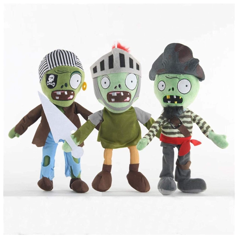 PELUCHE TOTAL CLICK JUGUETE PACK X6 PLANTAS VS ZOMBIES 28 CM INFANTIL - 2