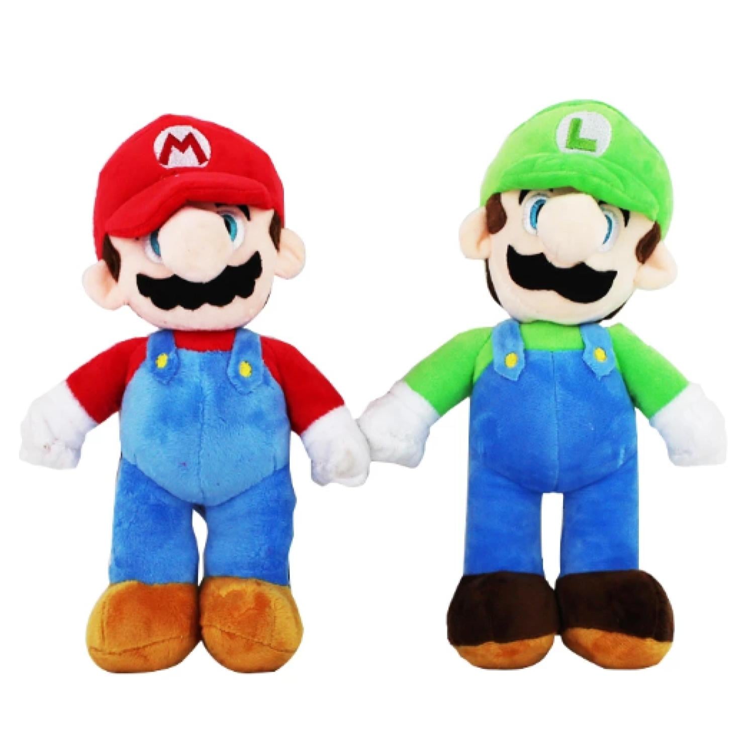 PELUCHE TOTAL CLICK JUGUETE PACK X2 MARIO Y LUIGGI 28 CM INFANTIL - 1