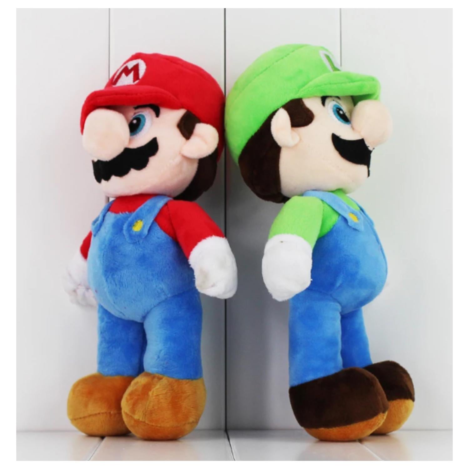 PELUCHE TOTAL CLICK JUGUETE PACK X2 MARIO Y LUIGGI 28 CM INFANTIL - 2