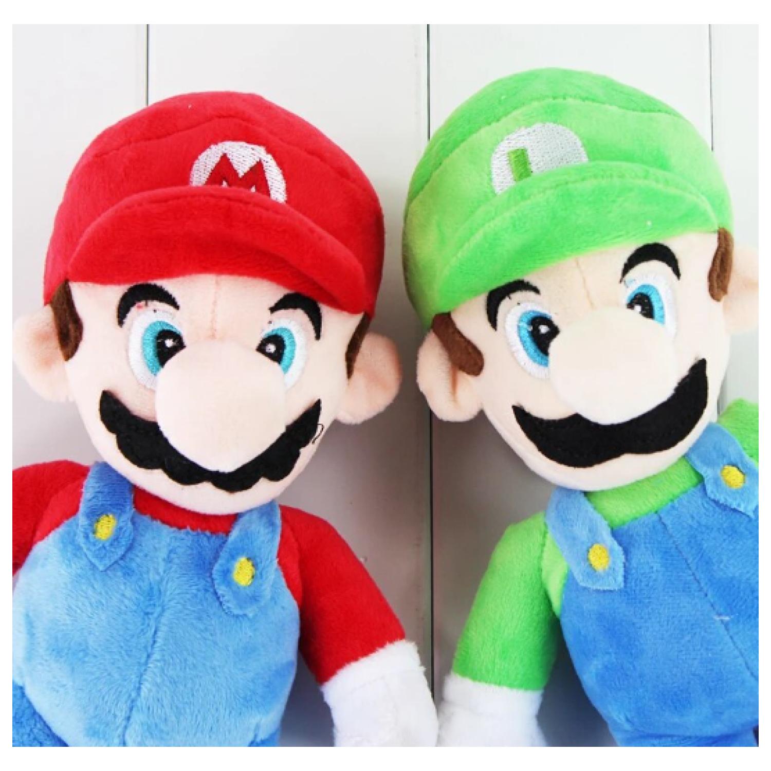 PELUCHE TOTAL CLICK JUGUETE PACK X2 MARIO Y LUIGGI 28 CM INFANTIL - 3