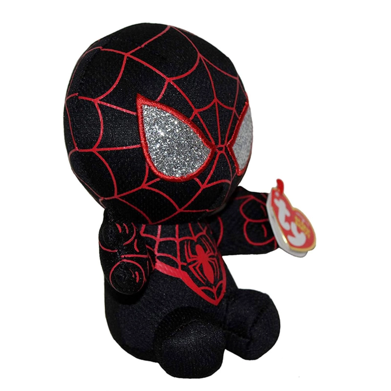 PELUCHE TOTAL CLICK JUGUETE SPIDERMAN MILES MORALES 30 CM NEGRO INFANTIL - 1