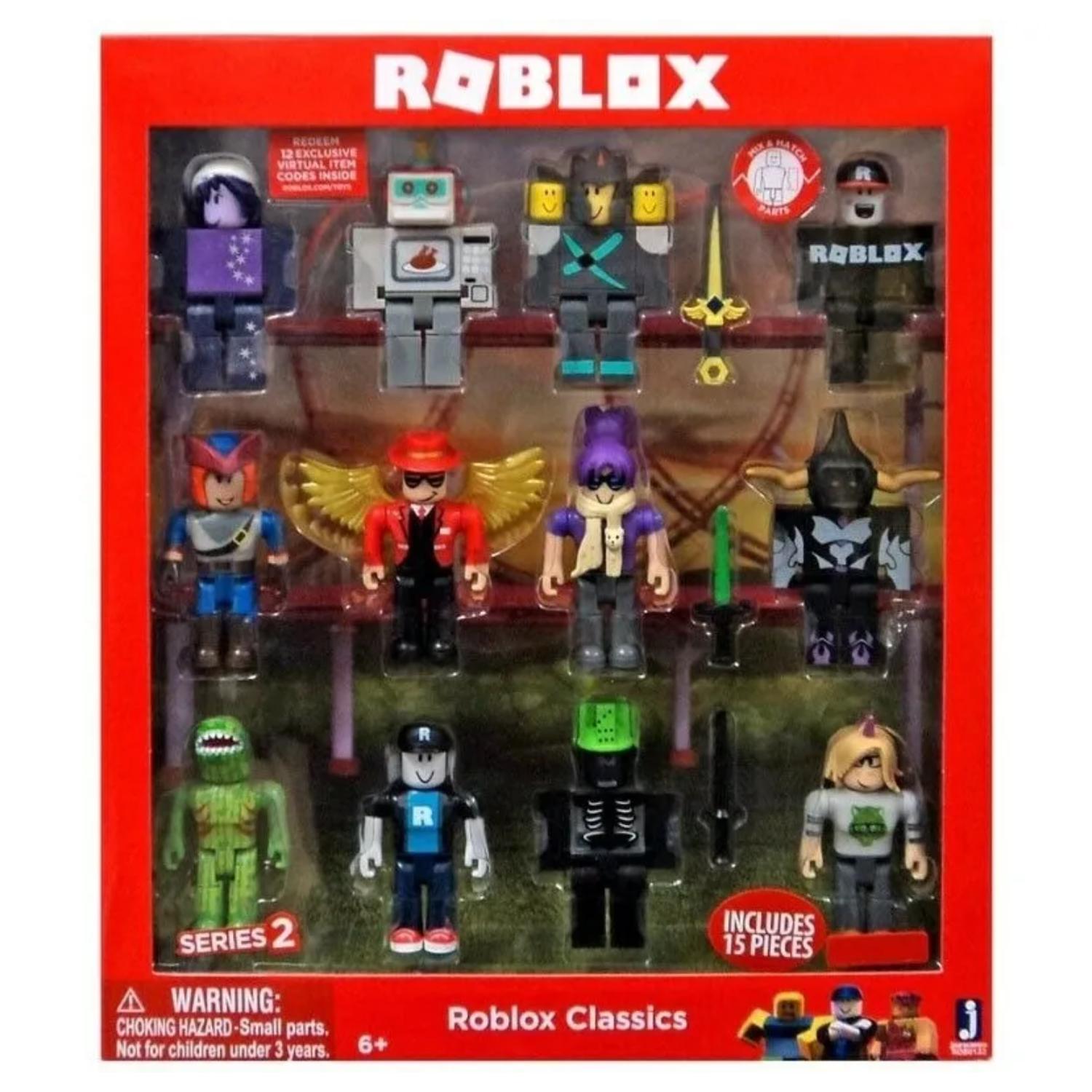 JUGUETE TOTAL CLICK SET 12 FIGURAS ROBLOX 7 CM SERIE 2 CON ACCESORIOS - 1
