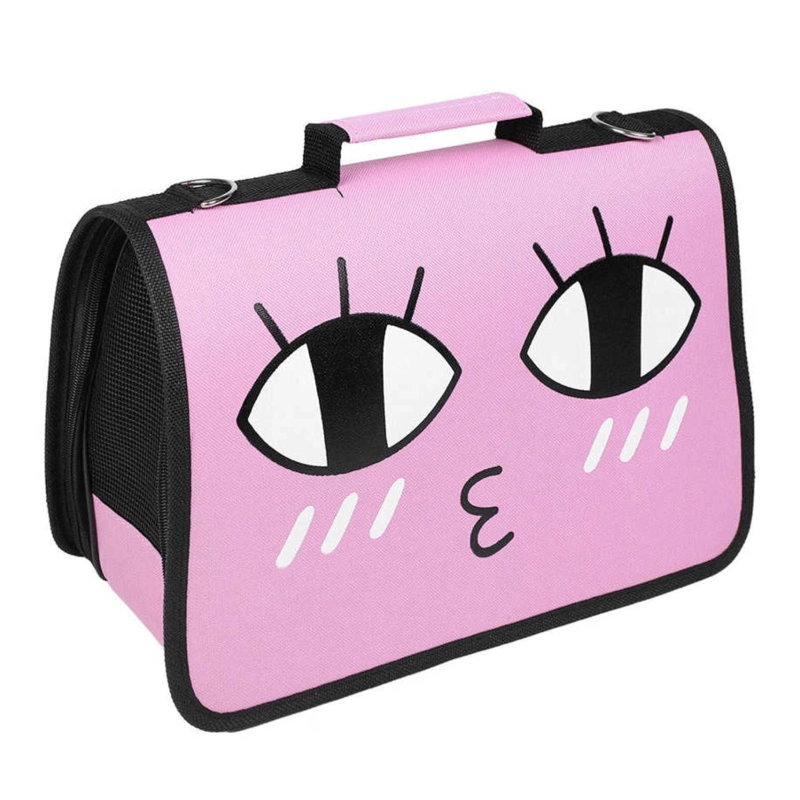 BOLSO TRANSPORTADOR DE MASCOTAS MEDIANO PERRO O GATO VIAJES - 1