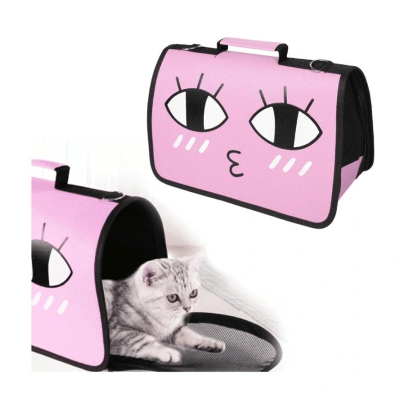 BOLSO TRANSPORTADOR DE MASCOTAS MEDIANO PERRO O GATO VIAJES - 3