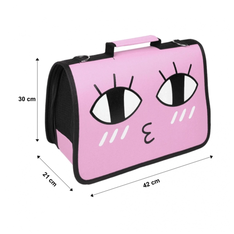 BOLSO TRANSPORTADOR DE MASCOTAS MEDIANO PERRO O GATO VIAJES - 4