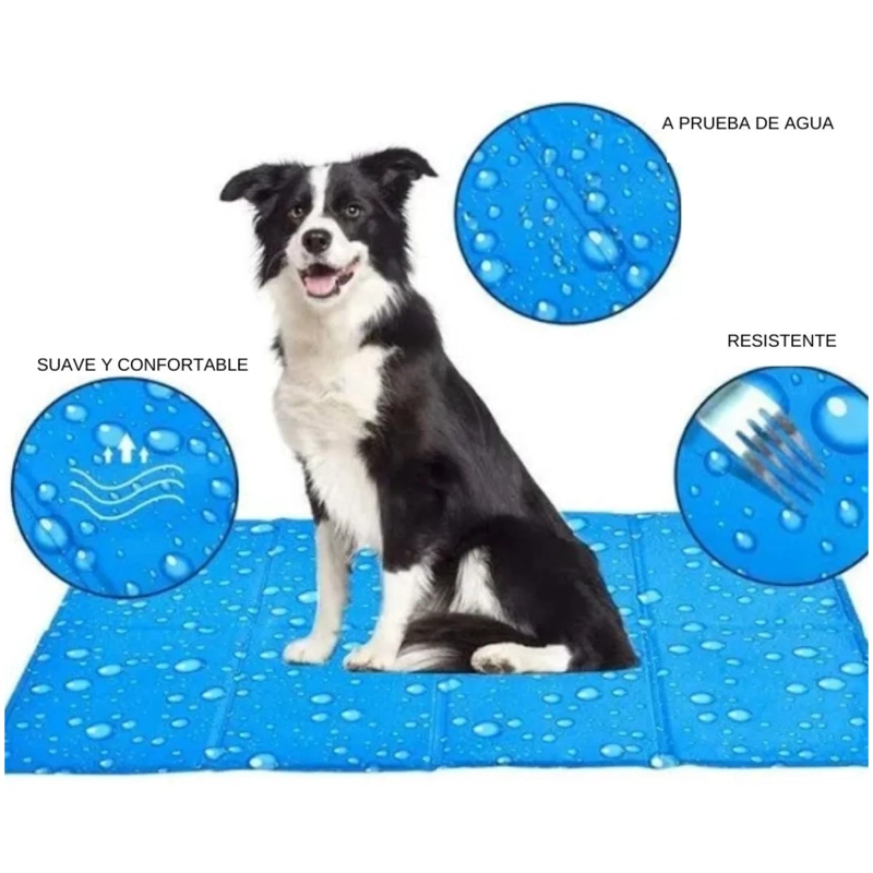 ALFOMBRA CAMA PERROS GATOS TOTAL CLICK MANTA REFRESCANTE TALLA M PETCOOL MAT - 2