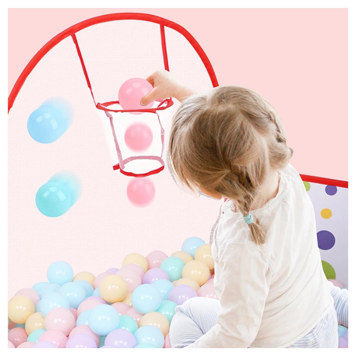 PISCINA PELOTAS TOTAL CLICK COLORES INFANTIL PLEGABLE - 2