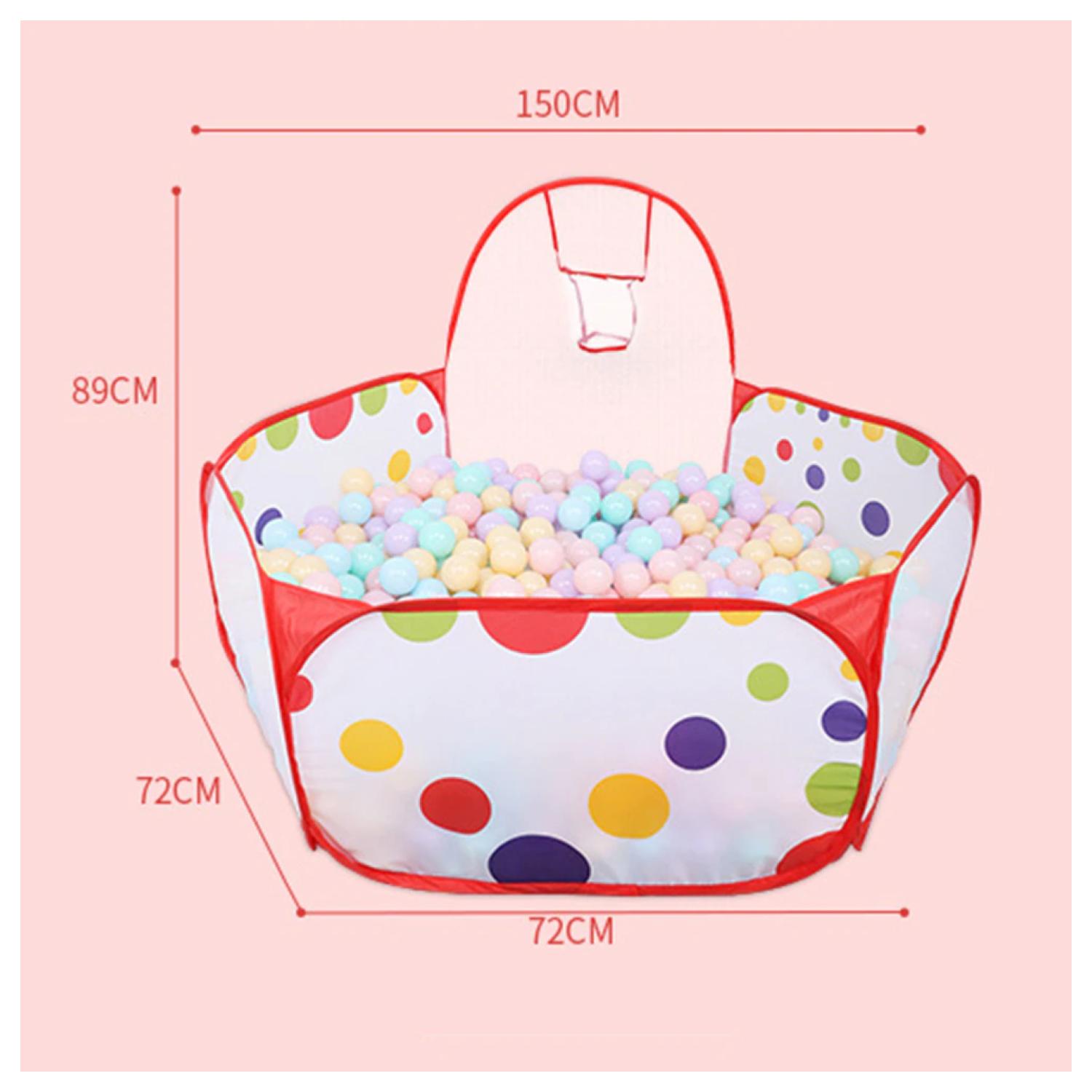 PISCINA PELOTAS TOTAL CLICK COLORES INFANTIL PLEGABLE - 3